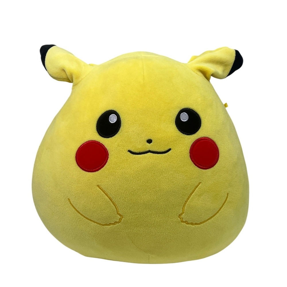 Pokemon Pikachu Yellow‎ Pillow Stuffed Animal Plushie Character Soft Kids Cute